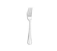 Amefa Baguette Set of 12 Dessert Forks, Stainless Steel 18/0, 177 mm Long, 18/0_430, Black/White