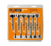 CMT 537.000.12 12-Piece Forstner Bit set, 10-12-14-15-16-18-20-22-25-26-30-35mm Diameters, 8-10mm Shank