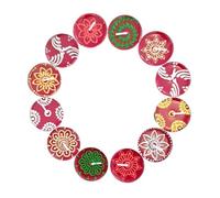 Set of 12 Henna Painted Tealights Decorative Candles Diwali Mehndi Wedding Christmas