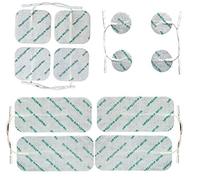 Set of 12 Mixed TENS Replacement Pads - Universal Fit for TPN, NeuroTrac, TensCare, Lloyds, and Most TENS Machines