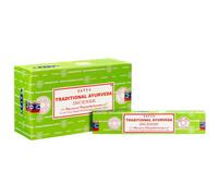 Set Of 12 Packets Of Traditional Ayurveda Incense Sticks By Satya