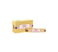 Set of 12 Packets of Vanilla Incense Sticks KDMD Yellow One Size