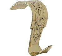 Set of 12 Solid Brass Moulding Picture Hooks Hangers Heavy Duty Rail Hanging Hook Polished Lacquered Finish