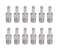 Set of 12 Spare Pins for Cycle Chain Remover Tool, Bicycles Chain Breaker Replacement Accessories (Silver)