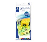 STAEDTLER Karat Soft Pastel Chalks - Assorted Colours (Pack of 12) - NEW