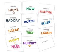 Set of 13 Open When Envelopes - Going Away to College, University Gifts, Leaving Home, Daughter Son Friend Gift College giftA-03