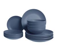 Set of 18 Dinnerware VIVANI Stoneware Blue