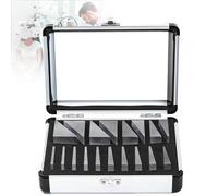 Set of 18 Loose Ophthalmic Prisms, Optical Crystal Prism Blocks for Strabismus Testing and Visual Correction; Ideal for Science Education, Training in Optometry Use