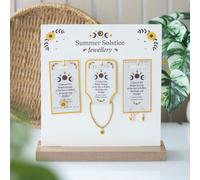 Set of 18 Summer Solstice Jewellery Pieces on Display