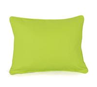 Set of 2- 100% Cotton Cushion covers Rectangular Cushion Covers-Oblong Pillowcases/Cushion covers-Decorative Cushion covers for Sofa Chair in 12x18",12x20",14x18",14x20",16x24" (14x18", Lime Green)