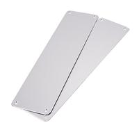 Set of 2 12" Satin Aaluminium Door Finger Push Plates