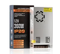 Set Of 2 12V 30A 360W,universal Regulated Switching Power Supply, Ip20 Protection Transformer Power Supply,led Driver Transformers