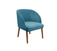 Set of 2/4/6 Velvet Padded Dining Chair Covers with Curved Round Backrest and Armrests Scandinavian Style Chair Slipcovers for Kitchen Beige Extensible Chair Cover