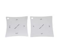 Set Of 2/4 Practical Guitar Neck Radius Ruler Ensures Intonation And Playing Comfort Steel Texyure For Guitar