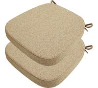 Set of 2/4 U-Shaped Dining Chair Cushions with Ties - Non-Slip, Comfortable Seat Pads for Kitchen, Office & Living Room(15,2pcs:40x38x8cm)