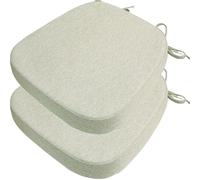 Set of 2/4 U-Shaped Dining Chair Cushions with Ties - Non-Slip, Comfortable Seat Pads for Kitchen, Office & Living Room(16,2pcs:43x40x8cm)