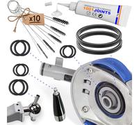 Set of 2 5 Sealing Gaskets for PerfecTDRAFT HD3720 HD3620 HD3610 HD3600 Compatible with Pouring Spout and Beer Tap + Cleaning Kit 5 Mini Brushes + Food Grease