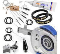 Set of 2 5 Sealing Gaskets for PerfecTDRAFT HD3720 HD3620 HD3610 HD3600 Compatible with Pouring Spout and Beer Tap + Cleaning Kit 5 Mini Brushes + Food Grease
