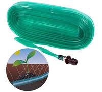 Set of 2 7.5m Perforated Garden Sprinkler Hose - Irrigation Watering Equipment - Fits Standard Water Fittings