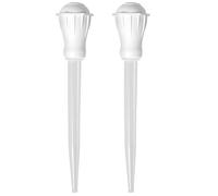 Set of 2 Acrylic Turkey Baster Syringe - Traditional Meat Juice Baster for Cooking - 30ml 1oz Graduated Markings - for Juice Gravy Oils Keeping Meat Succulent.