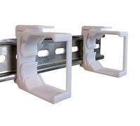 Set of 2 Adapter Brackets for Shelly Dimmer 2 & Shelly RGBW 2 DIN Rail Bracket (35 mm)