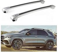 Set Of 2 Aluminium Roof Bars for Mercedes Benz V167 GLE 2019-2024, Roof Bar To Fit Cars with Running Rails, Roof Rack Cross Bars Luggage Transportation,Silver