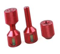 Set of 2 Aluminum Alignment Pins with Integrated Level for 1/2 inch 14 150LB Flanges Quick Precise Two Hole Flange Installation