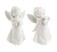 Set of 2 Angel Figurine 8 cm / 8.5 cm Tall Standing