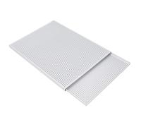 Set of 2 Anodized Aluminum Baking Sheet 35x25cm Safe Oven Safe Pan Fast Heats Transfer for Dessert Bread Anodized Aluminum Baking Tray