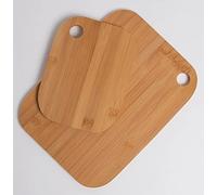 Set of 2 Anti-Bacterial Bamboo Chopping Boards Wooden Cutting Board Large 30x22.5cm Small 20x15cm