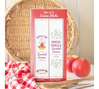 Set of 2 Apple Pie and Spiced Vanilla Incense Stick Packs - Autumn-Inspired Scents - Ideal for Cozy Nights - Gift for Fragrance Lovers - Includes 60 Incense Sticks - Presented in a Matching Gift Box