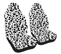 Set Of 2 Auto Seat Cover Dalmatian Dog Car Seat Cushions Luxury Car Seat Covers Durable Front Pair For Driving Truck All Seasons