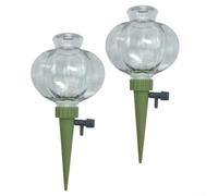 Set of 2 automatic watering devices for potted plants, designed for indoor and outdoor gardening to provide steady water supply and maintain plant health