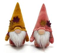 Set of 2 Autumn Gonk Decorations, Autumn Decorations, Fall Harvest Gnomes, Faceless Gonks with Sunflower, Dwarf Decor for Farmhouse Holiday Home Kitchen Party, Fall Holiday Decor Gnome Gifts