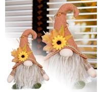 Set of 2 Autumn with Light - Soft Plush Autumn Decoration, Perfect as Autumn Interior and Autumn Decoration for Thanksgiving and Harvest Season (A)