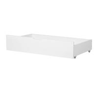 Beliani Set Of 2 Bed Storage Drawers Pine Wood Rumilly White, White