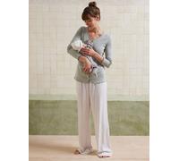 Set of 2 Before & After Pyjamas sage green