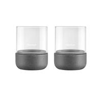 Set Of 2 Blomus Calma Tealight Holder Xs - Magnet
