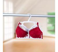 Set of 2 Bra Hangers - Hanger for Bra Hanger, Plastic, 28.7 x 25.5 x 6.5 cm, White