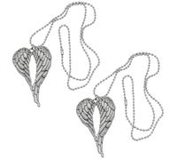 Set of 2 Car Pendant for Mirrors, Rear View Mirror Pendants, Lucky Charm Car with Guardian Angel Design, Car Mirror Pendant Made of High-Quality Material, Ideal as Decoration and Gift