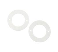 Set of 2 Ceramic Grade Wool Washers for Traeger and For Camp Chef Pellet Grills to Aid in Heat Conservation and System Longevity