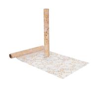 Set of 2 Christmas Table Runner with Gold Star Design - Festive Reusable Decorative Roll for Holiday Dining, Parties, Buffets, and Seasonal Celebrations, Easy to Cut and Style, 29 x 200cm