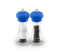 Set of 2 Colour Me Happy Salt and Pepper Mills blue
