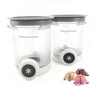 Set of 2 Containers for Ninja Swirl by CREAMi Soft Ice Cream & Ice Cream Maker, 480 ml Ice Container for NC701EU Accessories for Ninja Creami BPA-Free, Dishwasher Safe (2)