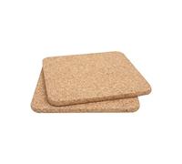 Set of 2 Cork hot pot stands Size 200x200x9mm