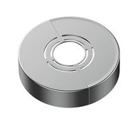 Set of 2 Cover Rosette Divided 3 Sizes in 1, Rosette Shower Fitting for Diameter 21 mm/26 mm/33 mm, Pipe Cover, Rosette Tap, Thread Rosette for Shower Fittings, Heating Pipe Cover (70 x 30)