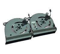 Set of 2 CPU cooling fan for HP Pavilion 14-CE L26367-001, L19159-001, NS85B00-17K16 (discrete graphics memory/for dual cooler edition)