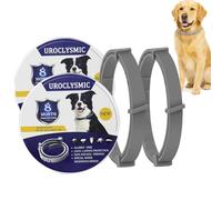 Set of 2 Dog Collars with Natural Essential Oils - Waterproof, Adjustable, 16 Months Protection for Dogs from 7 Weeks, Long-Term Protection and Safety