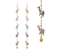 Set of 2 Door Hanging Colorful Decorative 5 Fabric Camel String for Indian Festival Christmas Decorations Indoor Wall Bedroom Home New year Party Decor Return Gifts (Size:-33")(Multicolor)