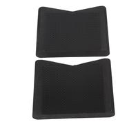 Set of 2 Drum Block Hi Hat and Pedal Anchor System Stops Drum Kit Creep Slipping Drum Set Accessory, Drum Pedal Block Slide Prevention Nylon Fastener Soft EVA Foam